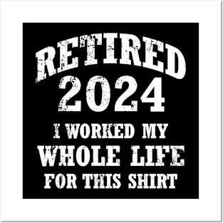 Retired 2022 Retirement Humor Funny Posters and Art